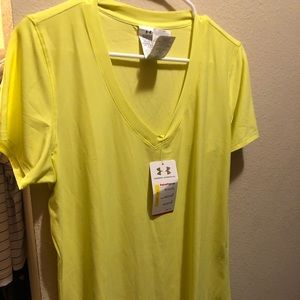 Xl Under Armour top neon yellow